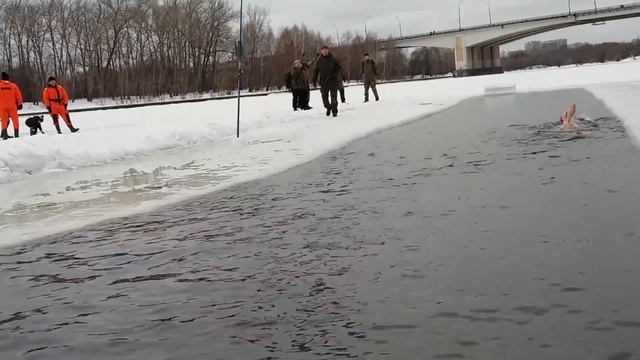 заплыв 25 м в проруби 11 летней Марии Еремеевой и Осман 19 02 2017 смотреть онлайн