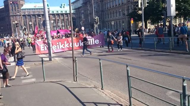 Хельсинки.Акция протеста. (22.08.2015) смотреть онлайн