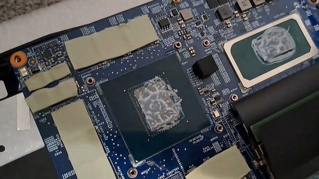 Msi Katana GF66 разбор чистка замена термопасты. #Чистка ноут смотреть онлайн