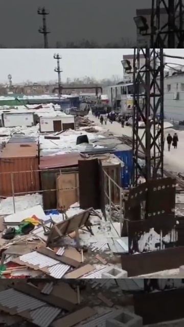На видео сняли, что творится на месте строящегося ТЦ в? смотреть онлайн