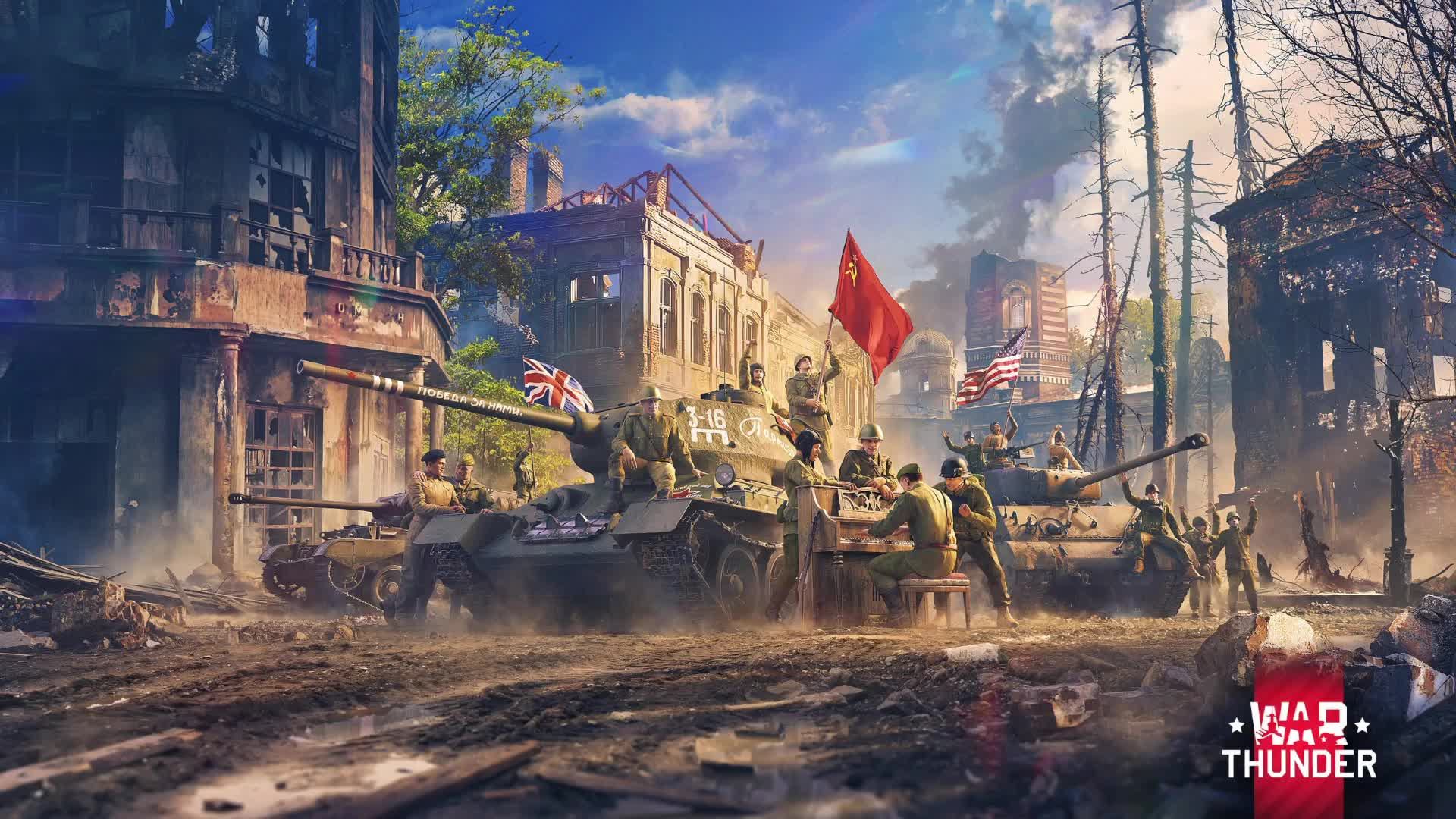 War Thunder. Выполняю задания события «Легенда Победы». Третий знак отличия танкиста смотреть онлайн