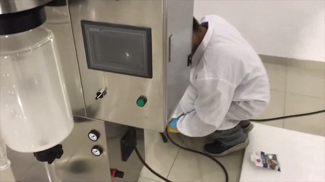 Лабораторная распылительная сушка порошков TM-07 www.Minipre смотреть онлайн