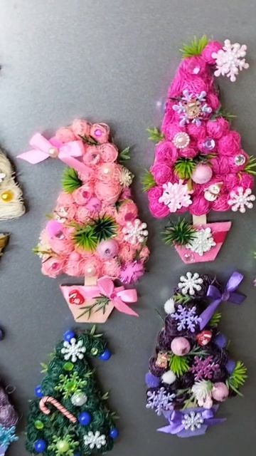 #diy #лайки Новогодние Елочки 🎄🤗😱 Магнит на Холодиль? смотреть онлайн