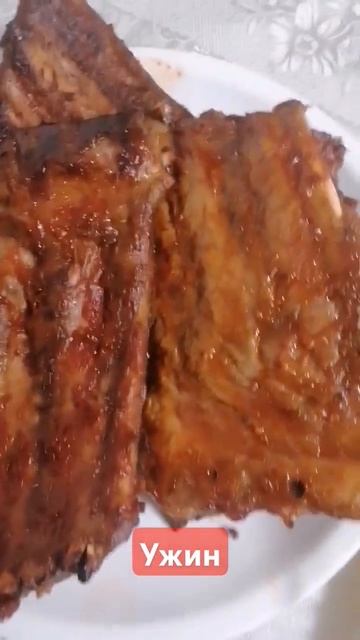 Ароматная картошка и свиные Ребрышки в духовке смотреть онлайн