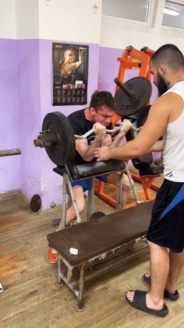 ПОДНЯЛ БОЛЬШЕ СОБСТВЕННОГО ВЕСА 💪🏻🔥#armwrestling #training #sp смотреть онлайн