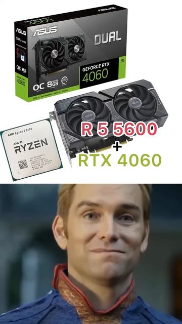 Рейтинг народной сборки | Ryzen 5 5600 + RTX 4060 #cpu #gpu #graphics смотреть онлайн