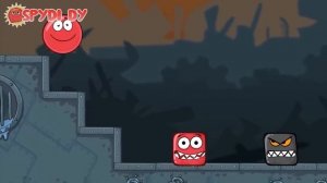 веселый Мультик про Red Ball 4 «Сборник». Анимация Игра - Красный Шар ОЗВУЧКА несносный шарик. Спуд
