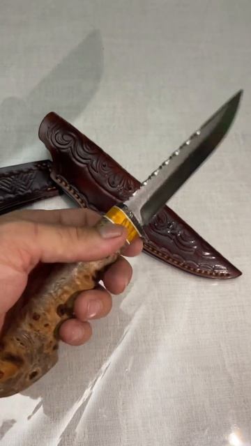 Нож из х12мф рукоять кап, проставка карелка смотреть онлайн