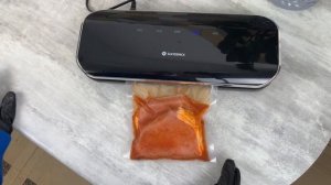 Вакуумируем влажные продукты!