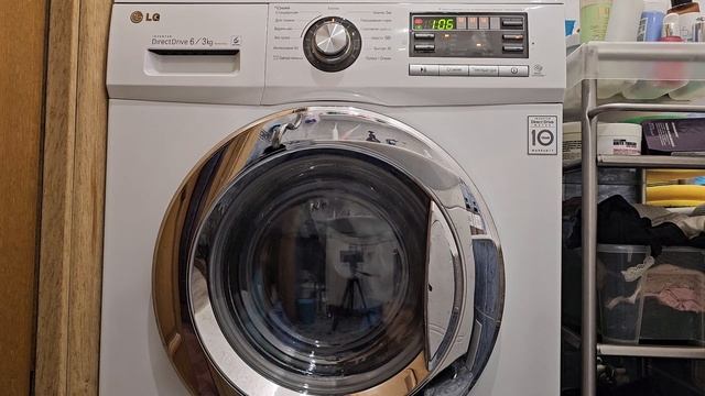LG F1296CDP3. ЧАСТЬ 2/2. ХЛОПОК 40°С 1200 ОБ/МИН С ИНТЕНСИВНОЙ. смотреть онлайн