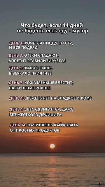 Что будет, если 14 дней не будешь есть Фастфуд, Сахар, ко смотреть онлайн