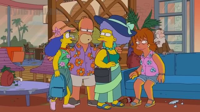 Симпсоны - отдых на Коста-Рике / Лучшие и смешные моменты смотреть онлайн