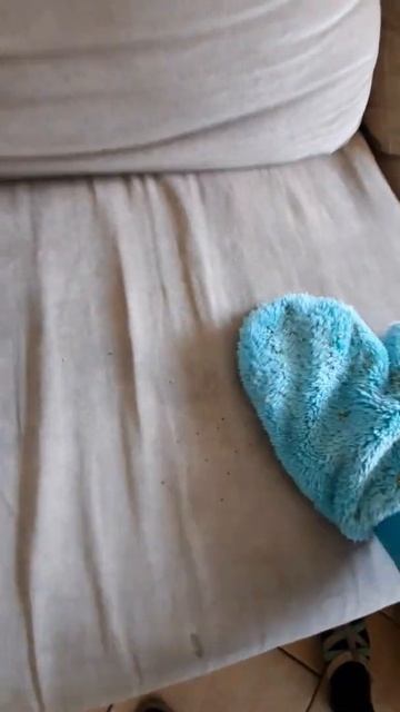 Варежка-пылесос! В сухом виде отлично собирает пыль и ? смотреть онлайн