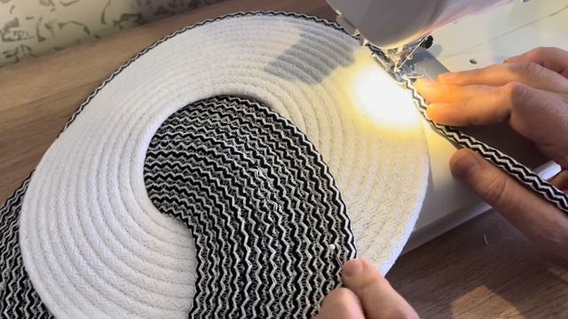 МК Сумка шоппер из хлопкового шнура. DIY how to sew a shopper bag fro смотреть онлайн