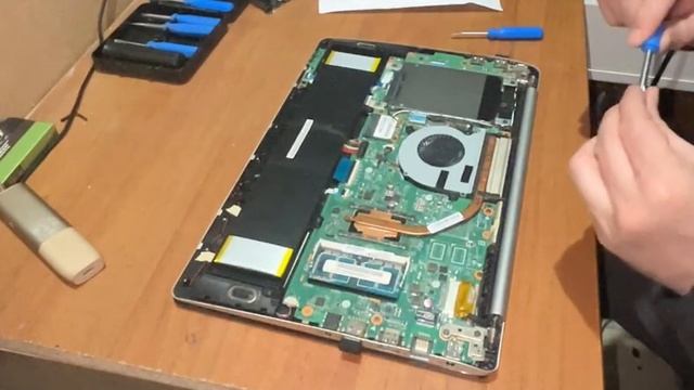 Замена кулера на ASUS S301L, купил на ОЗОН. Артикул в конце смотреть онлайн