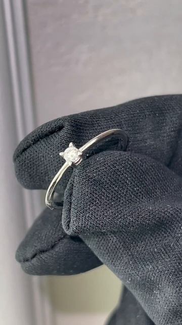 Кольцо в белом золоте с 💎 #shortvideo #shortsvideo #shorts #short #jewelry #g