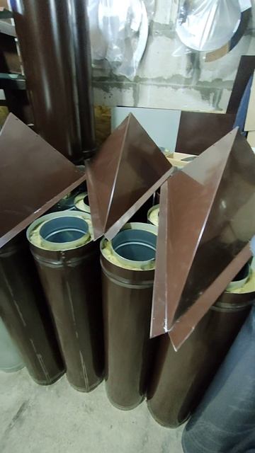 Изготовление трубы сендвич, для вентиляции и дымохода смотреть онлайн