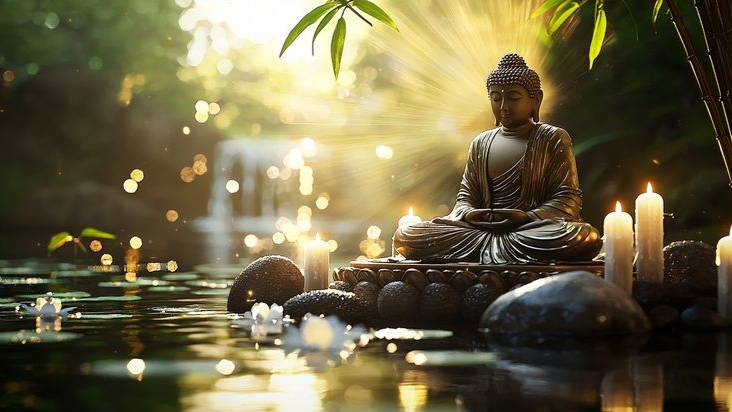 Ом Мани Падме Хум — Священная Буддийская Мантра, Пробуждающая Душу Медитативное Пение для Умиротвор смотреть онлайн