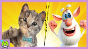 Маленький Котенок против Говорящего Бубы.Кто Самый Лучший Питомец.Игры с Виртуальными Пушистиками