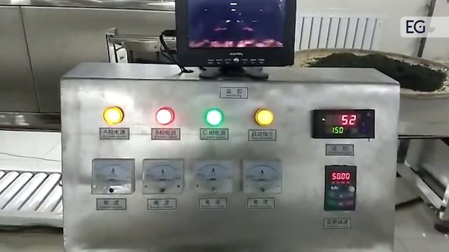 Микроволновая конвейерная сушилка для чая BP-80KWSL-A смотреть онлайн