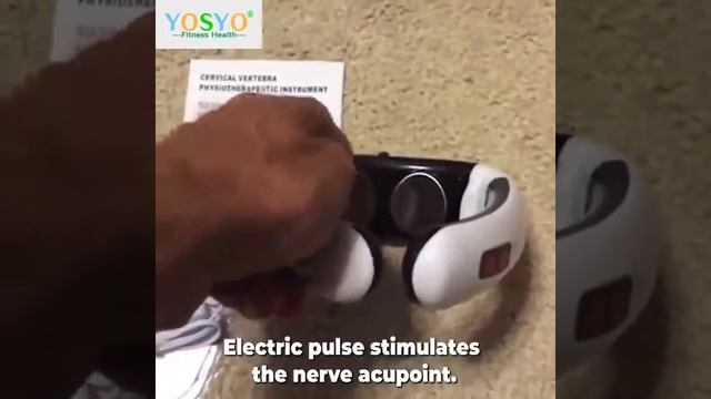 Электрический импульсный массажер для спины и шеи, пу? смотреть онлайн