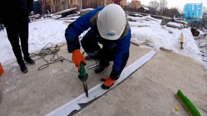 Установка гидроизоляционной шпонки АКВАСТОП® тип НОМ