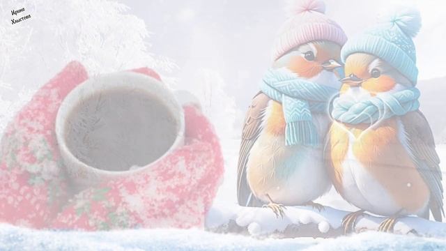 С Добрым утром! ❄️☕️ Хорошего дня и бодрого настроен