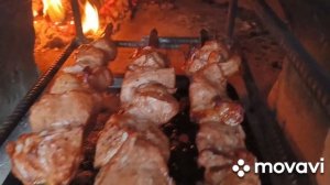 Шашлык и пицца в помпейской печи