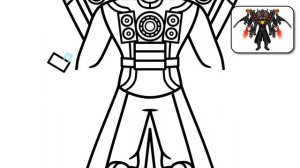 КАК НАРИСОВАТЬ НОВЫЙ УЛУЧШЕННЫЙ ТИТАН СПИКЕРМЕН из Ск