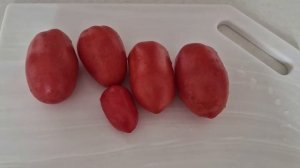 Отличный розовый высокорослый томат "Сосулька розова?