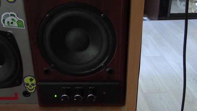 Обзор на колонки SVEN SPS - 702 как убрать шум и фон. смотреть онлайн