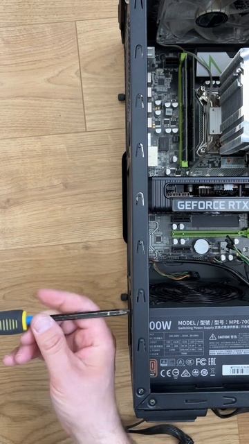 Замена блока питания Cooler Master MWE Bronze 700W V2 на DEEPCOOL PK800D смотреть онлайн