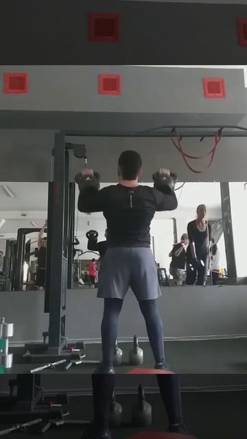 Гиря по 16кг 30раз, собственный вес 76 кг смотреть онлайн