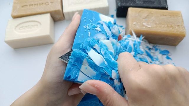 Cutting laundry soap. ASMR. Резка хозяйственного мыла смотреть онлайн