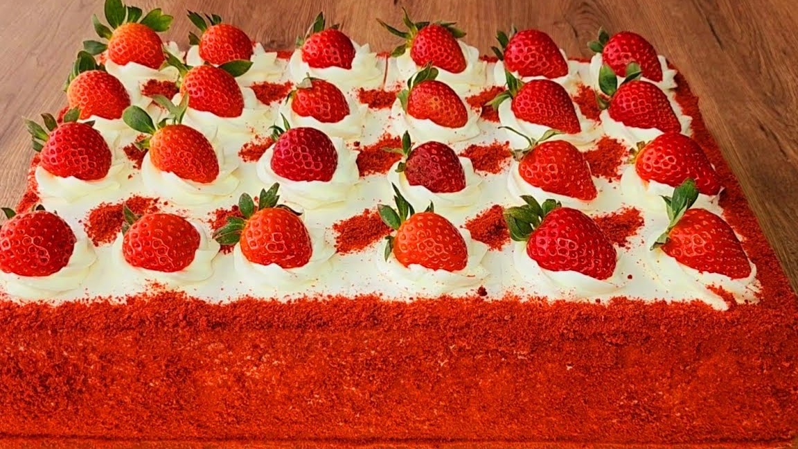 Торт «Красный бархат», который тает во рту. Просто и очень вкусно смотреть онлайн