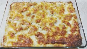 Запеканка с макаронами с фаршем. Запеканка Ленивая жена