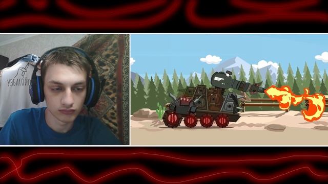 Прокачка Гибридов КВ-44: Мультики про танки - Реакция на Qeasy