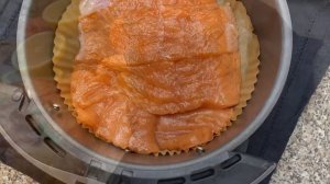 Лосось в аэрогриле с картошкой в духовке.Вкусный и быс