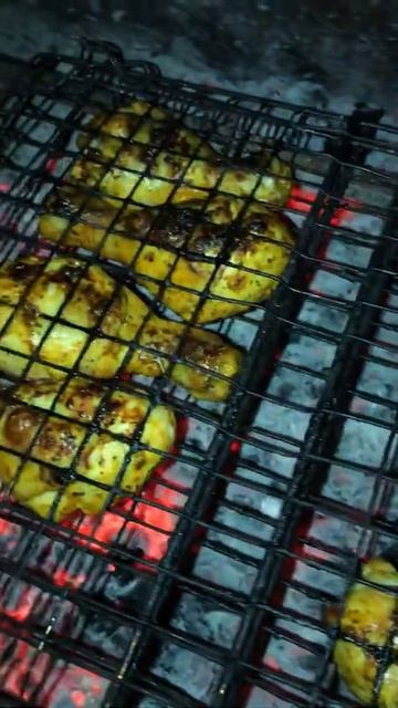 Куриные голени на углях в горчичном маринаде смотреть онлайн