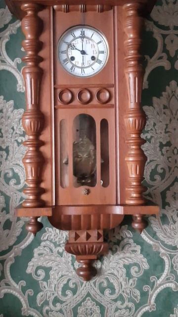 Настенные часы с боем FMS. смотреть онлайн