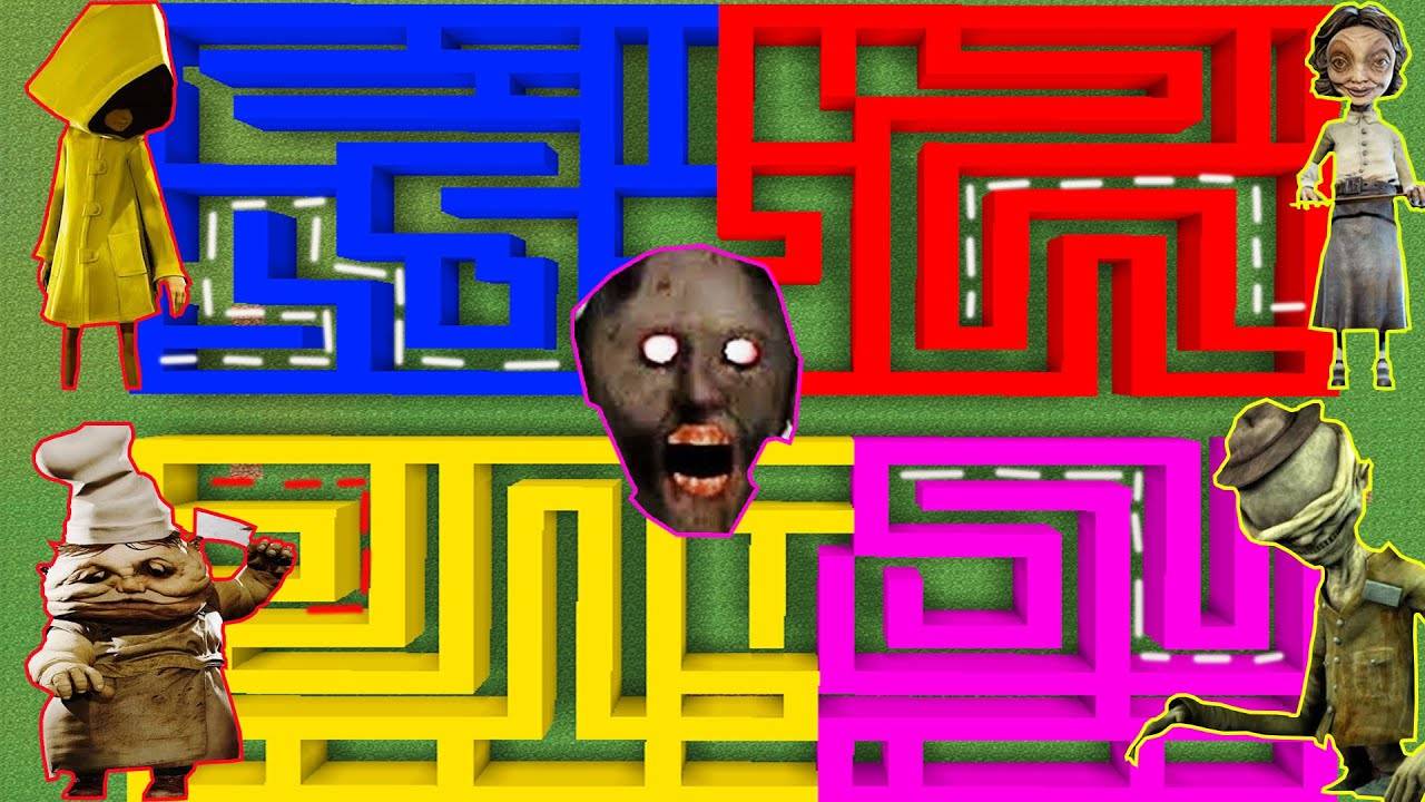 ВЫБЕРИ ПРАВИЛЬНЫЙ ЛАБИРИНТ ЧТОБЫ ВЫЖИТЬ ШЕСТАЯ СЛЕПОЙ УБОРЩИК УЧИТЕЛЬНИЦА ИЗ ИГРЫ МАЛЕНЬКИЕ КОШМАРЫ смотреть онлайн