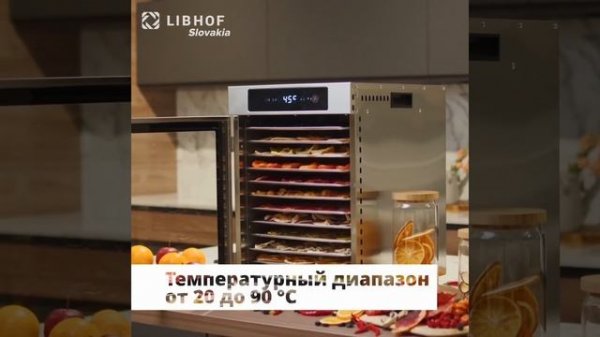 Дегидратор Libhof FDN-12 (12 стальных поддонов)