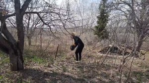 Урааа участок расчистила!