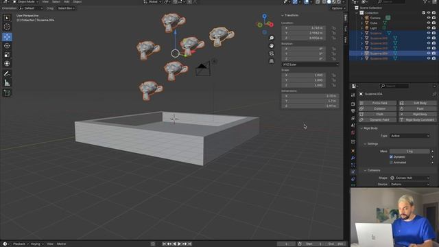 Rigid body в Blender - это просто смотреть онлайн