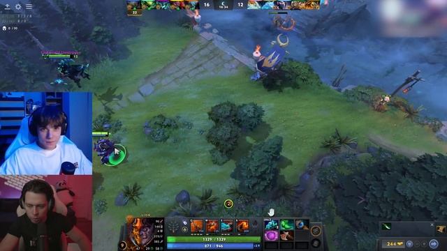 ФРАМЕ ТАМЕР, СИДЖЕЙ И EXILE ИГРАЮТ В DOTA 2