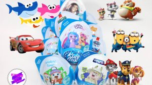 Микс десертов Кидс Бокс! Щенячий патруль, Тачки, Енотки, Акуленок, 44 Котенка, Миньоны и др.