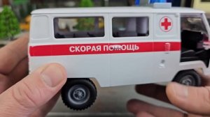 Машинка Скорая Помощь УАЗ БУХАНКА модель Технопарк. П?
