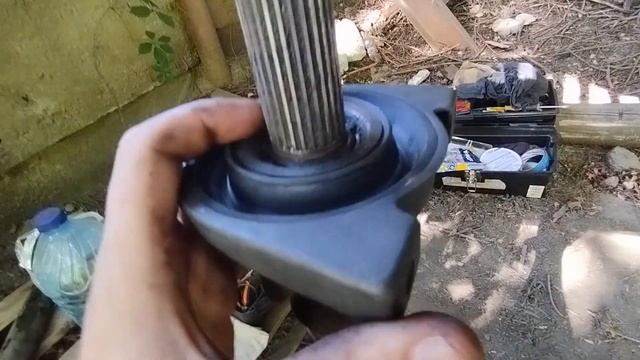 Замена подвесного подшипника.