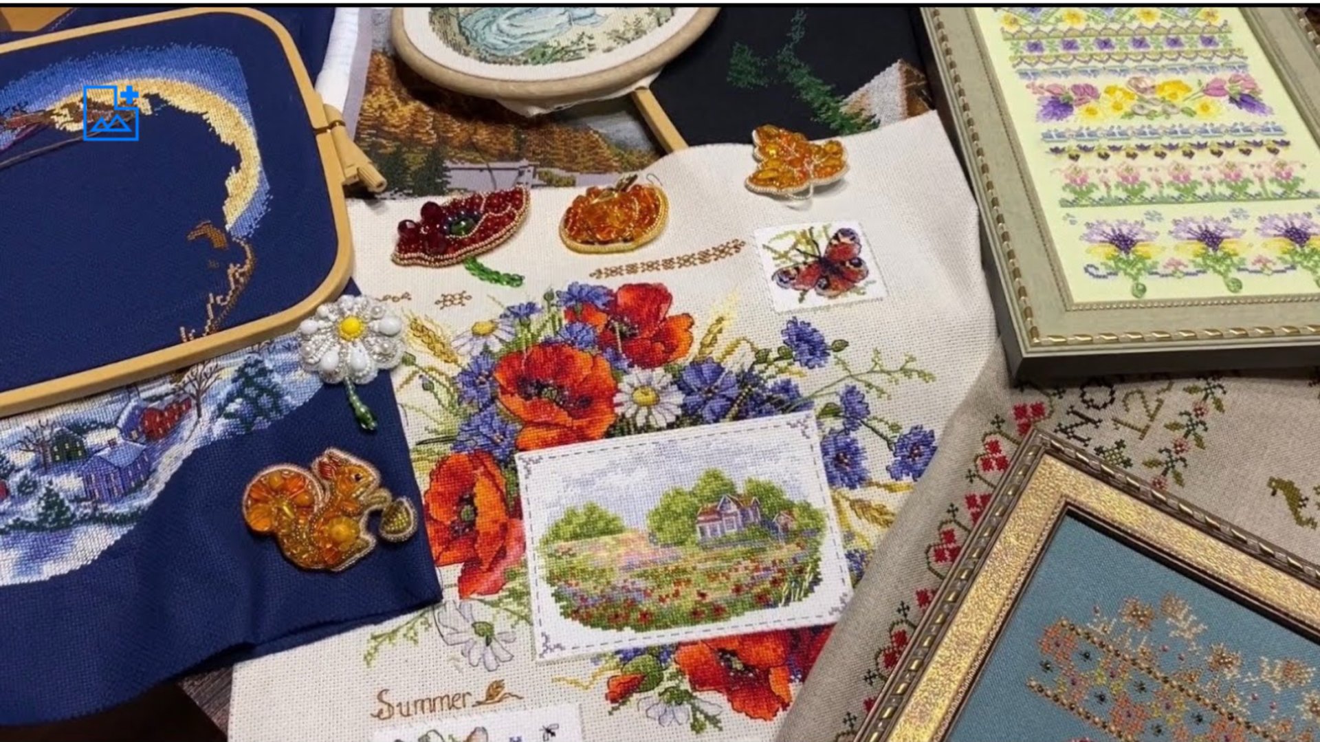 Вышивка крестом.Итоги Ноября 2021: готовые и оформленные работы,процессы и , конечно,планы смотреть онлайн