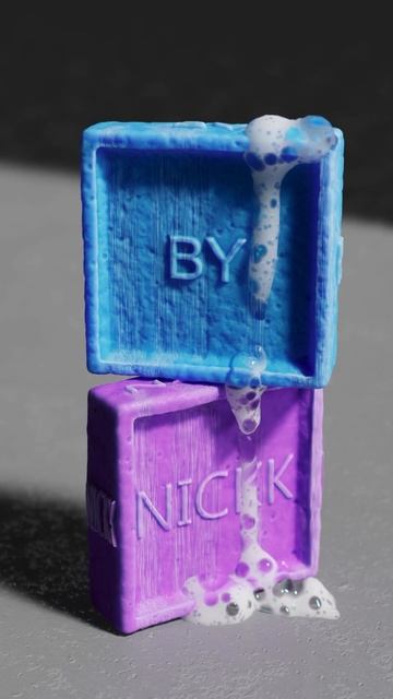 На что похож материал пенки?😅 #motiondesign #motiongraphics #3d #3dart смотреть онлайн